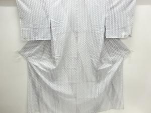 未使用品　駒絽襷模様小紋着物